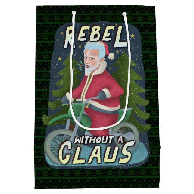 Motor Rebell för Jultomten Humor (Baksidan)