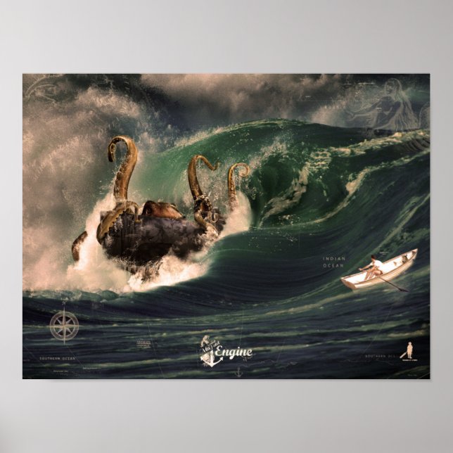 Motor - Sång-utskrift Poster (Framsidan)