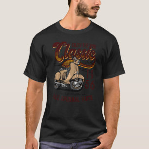 Motor Scooter Classic Moped Rider Birthday 1956 T Shirt