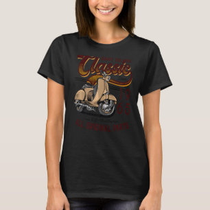 Motor Scooter Classic Moped Rider Birthday 1965 T Shirt