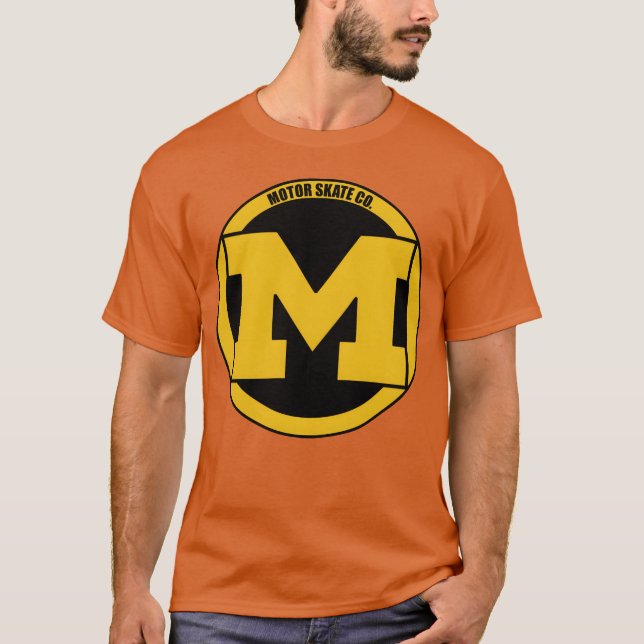 Motor Skate Co Mitten på 90-talet vän T Shirt (Framsida)