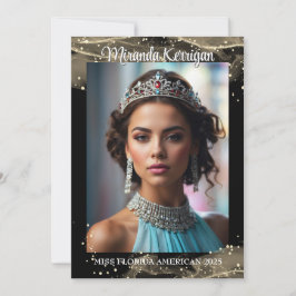 Motor-Skönhetstävling-automatkort QR-kod Spara Datumet