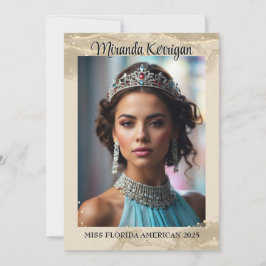 Motor-Skönhetstävling-automatkort QR-kod Spara Datumet