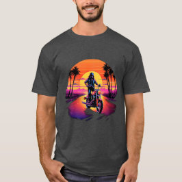 Motor Vivid Färg vid Solnedgång T-shirt