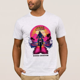 Motor Vivid Färg vid Solnedgång T-shirt