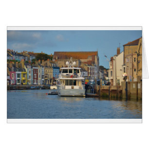 Motor Yacht in Weymouth Hälsningskort