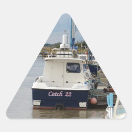 Motorbåt Catch 22 Triangelformat Klistermärke