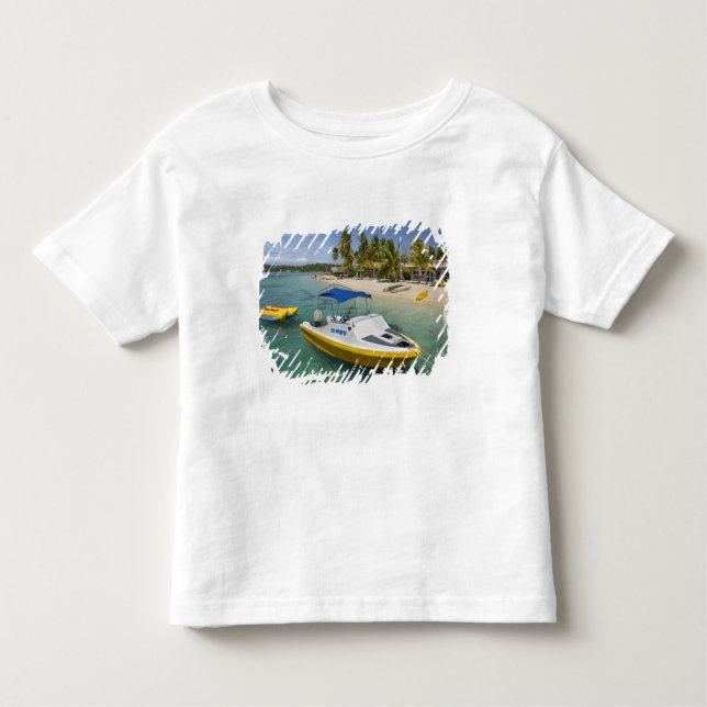 Motorbåt och bananbåt t shirt (Framsida)