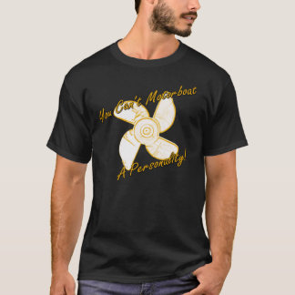 motorbåt som personlighet tee shirt