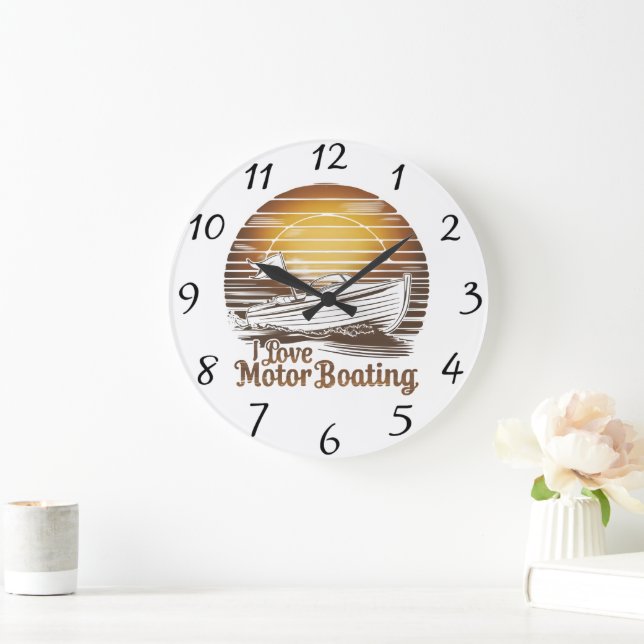 Motorbåtar i kärlek: ett slag av påverkan stor klocka (Hem)