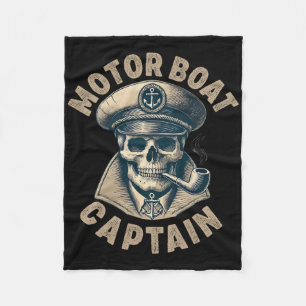 Motorbåtkapten för båtägarens kapten Boating Fleecefilt