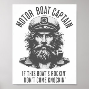 Motorbåtkapten om båtens rakin inte är klar poster