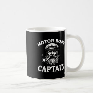 Motorbåtkapten Tee Funny Boating Outfit Sailin Kaffemugg
