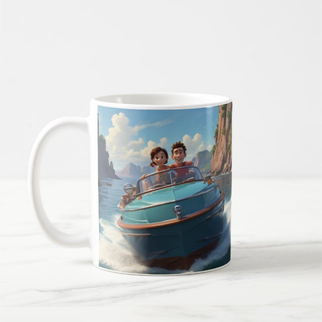 Motorbåtskaffe Mugg (Vänster)
