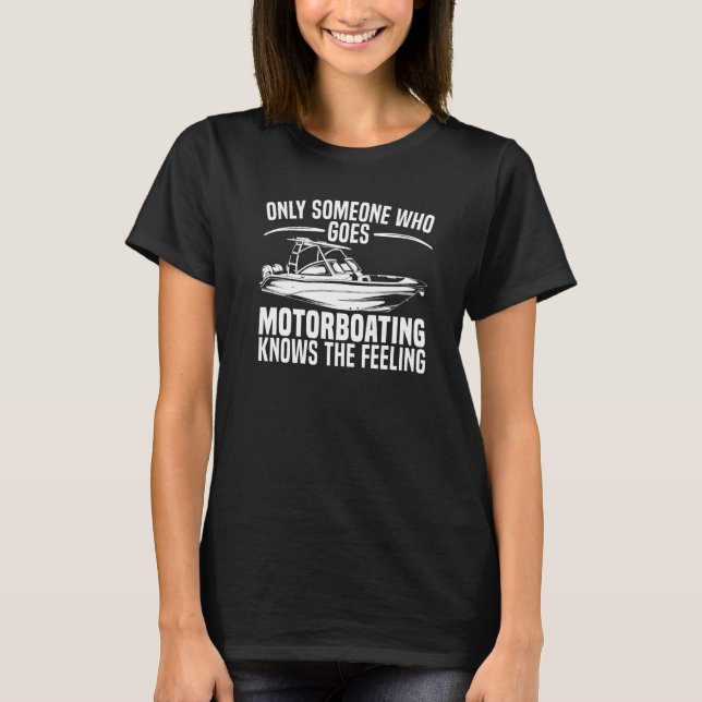 Motorbåtsmotor Motorbåtsmotor Motorbåt T Shirt (Framsida)