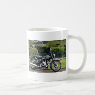Motorbike och hetlevrad person kaffemugg