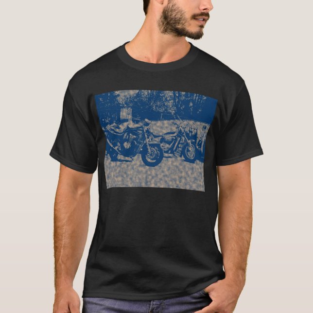 Motorbike Oldschool T-shirt (Framsida)
