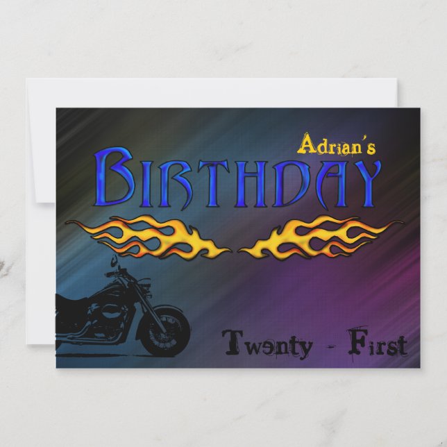 Motorbikeinbjudan Inbjudningar (Framsida)