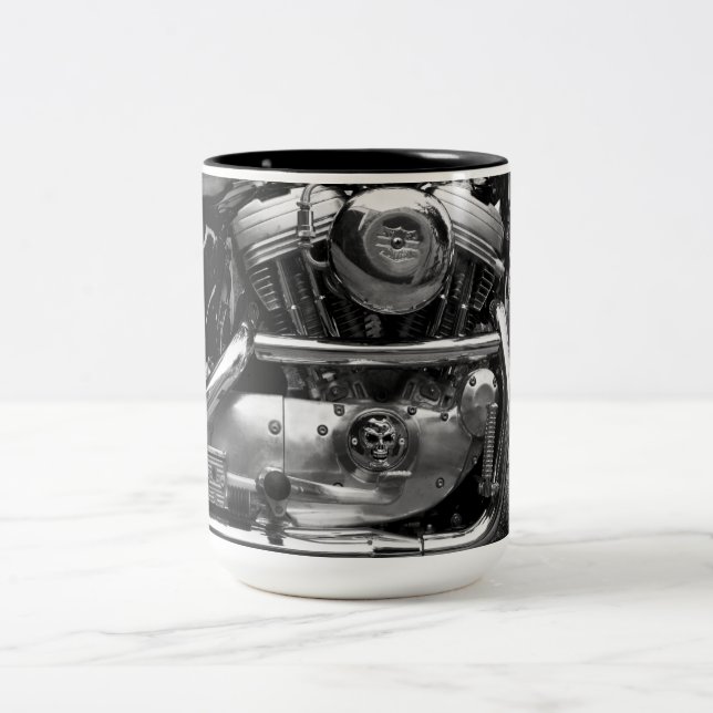 Motorbikemotormugg Två-Tonad Mugg (Center)