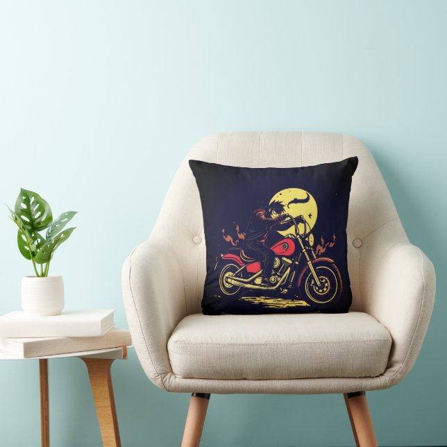 Motorbiker cushion design kudde (Stol)
