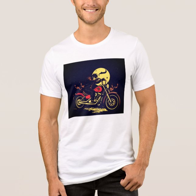 motorbiker t shirt design (Framsida)