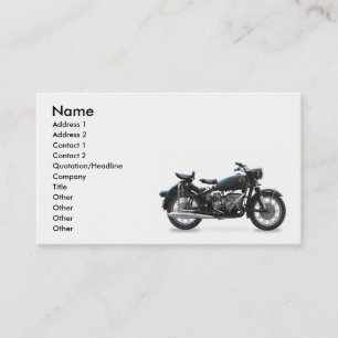 Motorbikevisitkort Visitkort