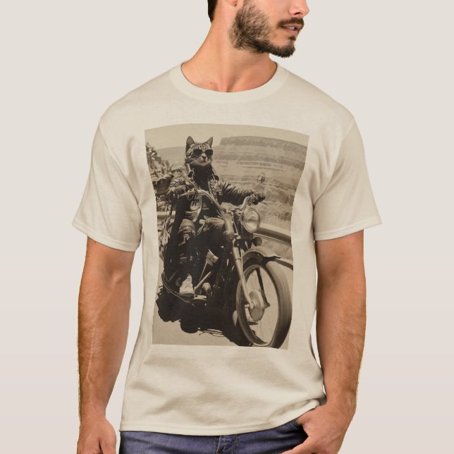 Motorcat V01 T Shirt (Framsida)