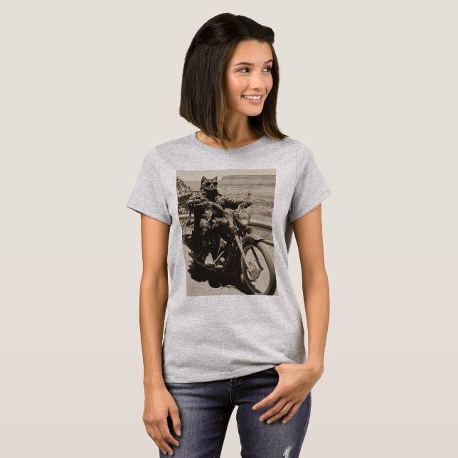 Motorcat V01 T Shirt (Hel framsida)