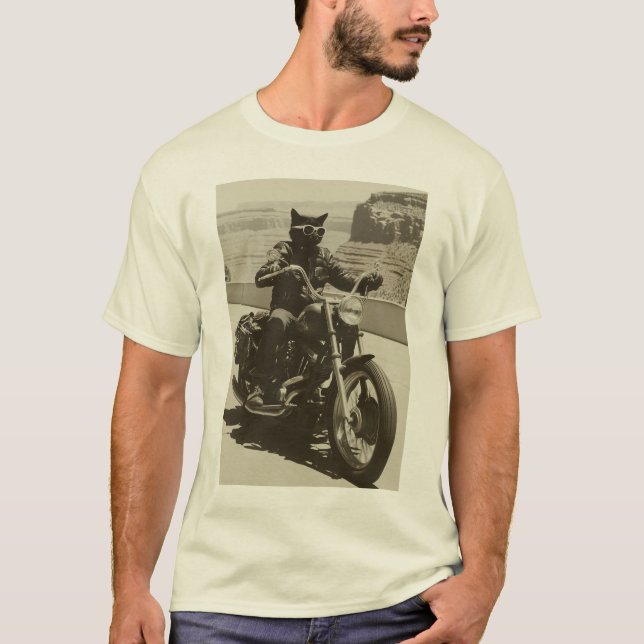 Motorcat V02 T Shirt (Framsida)