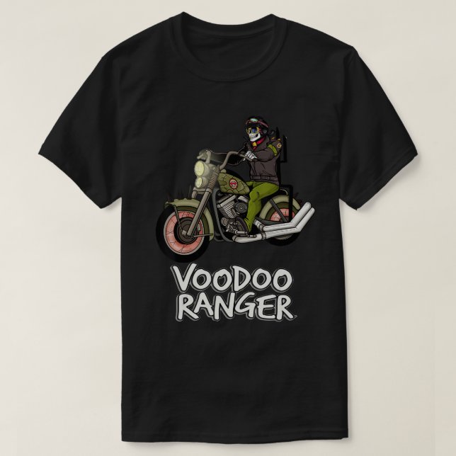 Motorcle Drag Tävla, Sprints Voodoo Cyroder T Shirt (Design framsida)