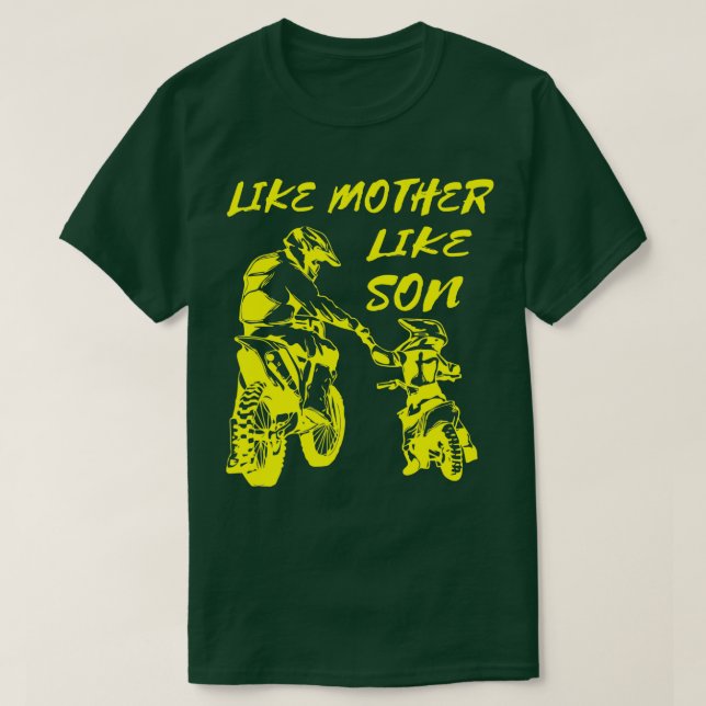Motorcross Dirt Bike ATV Quad Motocross Offroad T Shirt (Design framsida)