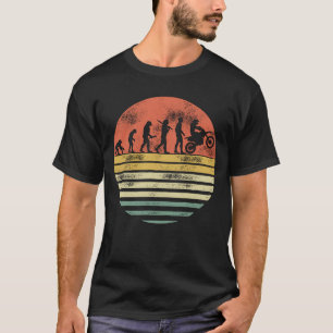 Motorcross Evolution Retro Gift for Dirt Biker T Shirt