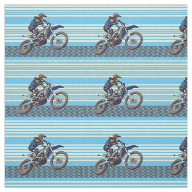 Motorcross Rider Tyg (Provkarta)