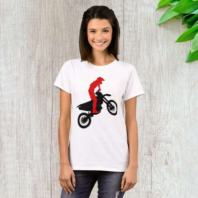 Motorcross Rider Womens T-Shirt (Skapare uppladdad)