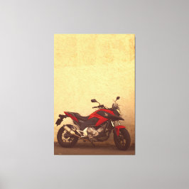 Motorcycle Bike Biker Rider Canvastryck