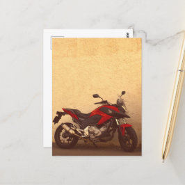Motorcycle Bike Biker Rider Vykort