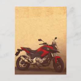 Motorcycle Bike Biker Rider Vykort