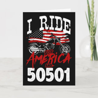 Motorcycle Biker Anti Trump 50501 Pro-democracy Re Kort