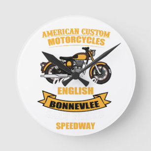 Motorcycle Bonneville Speedway i Amerikanska Anpas Rund Klocka