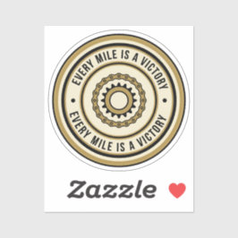 Motorcycle Distance Achievement Style Klistermärken