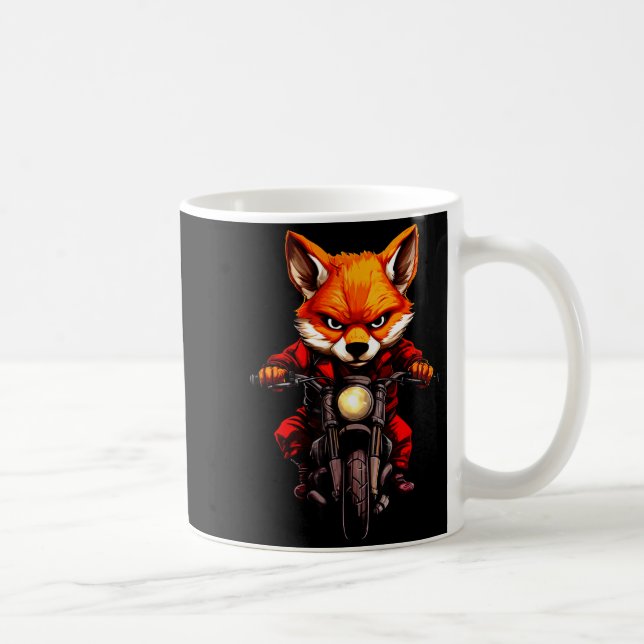 Motorcycle Foxes  Kaffemugg (Höger)