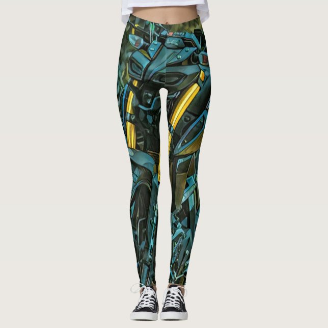 Motorcycle gift leggings (Framsida)