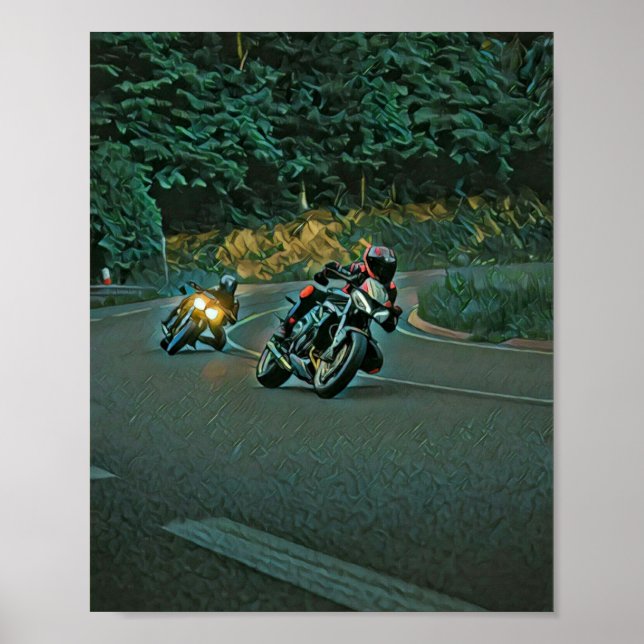 Motorcycle gift poster (Framsidan)