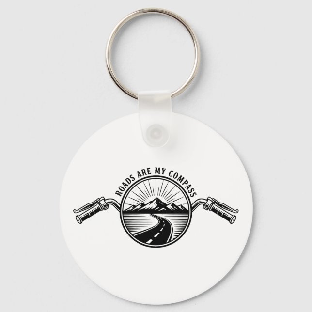 Motorcycle Horizon Adventure      Nyckelring (Framsida)