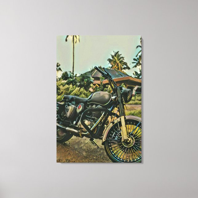 Motorcycle lover gift canvastryck (Framsida)