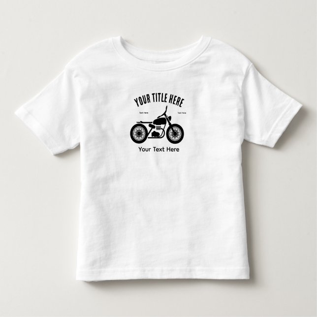 Motorcycle Ride Speed and Freedom Design T Shirt (Framsida)