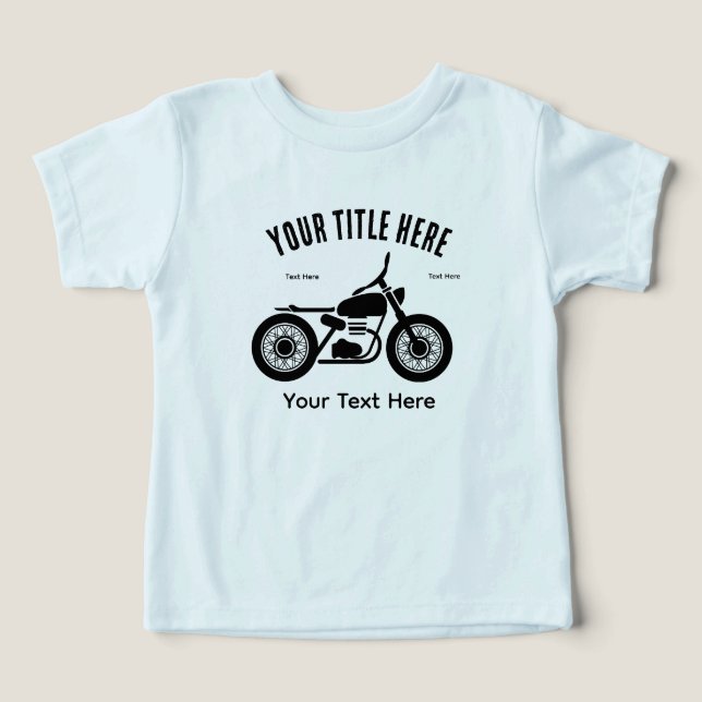Motorcycle Ride Speed and Freedom Design T Shirt (Design Framsida)