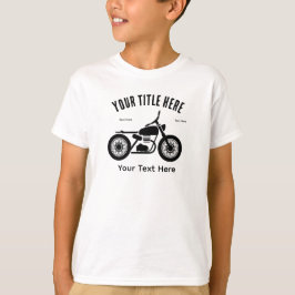 Motorcycle Ride Speed and Freedom Design T Shirt