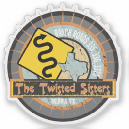 Motorcycle Road, Twisted Sisters i Texas Biker Klistermärken