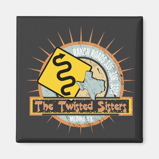Motorcycle Road, Twisted Sisters i Texas Biker Magnet (Framsidan)